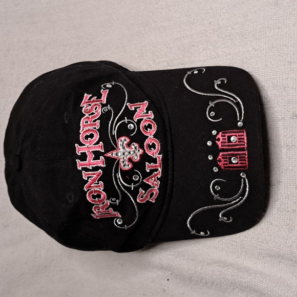 Iron Horse Accessories Iron Horse Saloon Blackpink Biker Adjustable Snapback Hat Poshmark